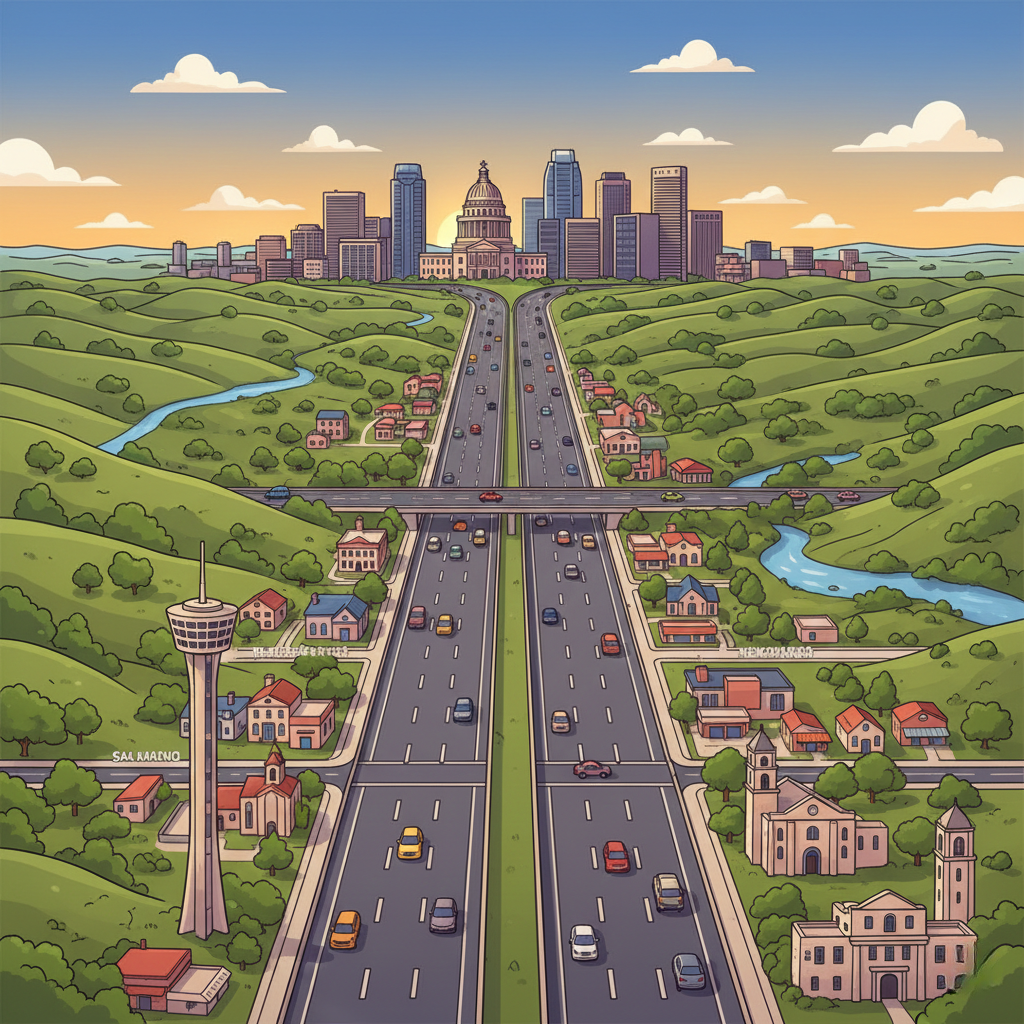 Living in the I-35 corridor between Austin and San Antonio