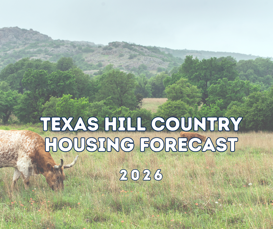 Texas Hill Country housing market forecast showing Hill Country landscape near New Braunfels Texas